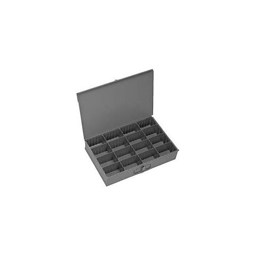 Sarjo FK70190 Scoop Compartment Box with Removable Divider, 18 in Outside Length, 12 in Outside Width, 3 in Outside Height