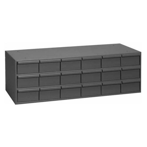 Sarjo FK70240 Drawer Cabinet, 10-7/8 in Overall Length, 33-3/4 in Overall Width, 11-5/8 in Overall Height, 18 Drawers