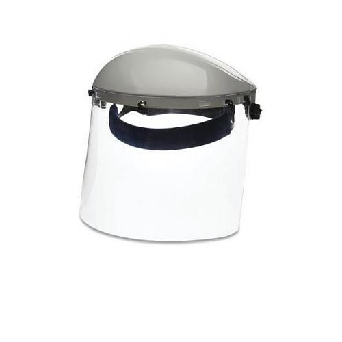 Sellstrom SELS30120 Headgear and Faceshield Assembly, Gray, ABS, Ratchet Adjustment