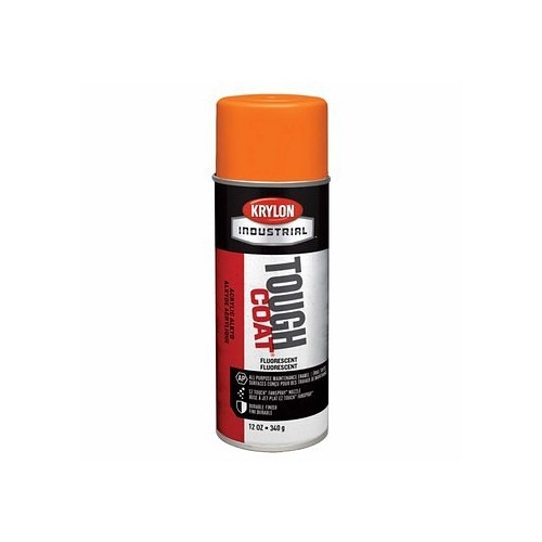 Sherwin-Williams Krylon® A01811 Spray Paint, 12 oz, Fluorescent Orange, 15 min Curing