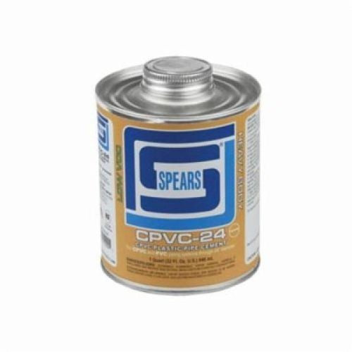 Spears® CPVC24G-030 CPVC Cement, 1 qt, Gray, 0.986 Specific Gravity
