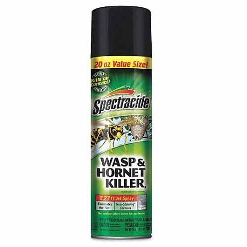 Spectrum Brands SPECTRACIDE® HG-95715 Wasp and Hornet Killer, Aerosol, 20 oz, Liquid, Clear, Solvent, Alcohol & Pyrethroid