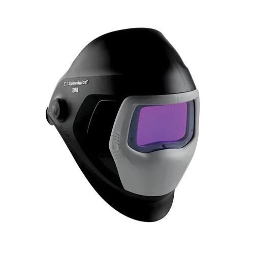 Speedglas™ 7010302093 9100XXi Flip Front Welding Helmet, 5, 8 to 13 Lens Shade, Black/Silver, 4.2 in W x 2.8 in H Viewing Area, Power Source: CR2032 Battery, ANSI Z87.1-2010