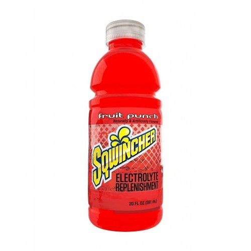 Sqwincher® 159030535 WIDEMOUTH Hydration Ready to Drink Sports Drink, 20 fl-oz Plastic Bottle, 20 fl-oz Yield, Fruit Punch