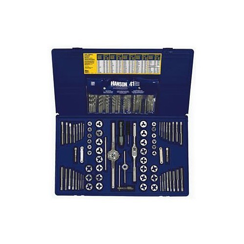 Stanley® Irwin® Hanson® 26377 Tap, Die and Drill Set, Imperial, 117 Piece