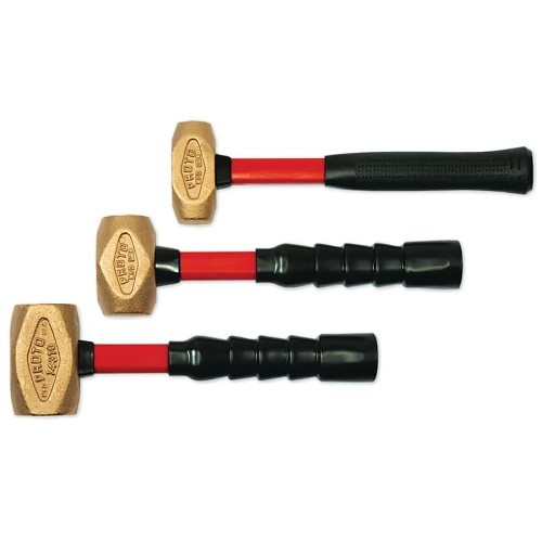 Stanley® Proto® 577-14300S Hammer Set, Ergonomic Non-Slip Grip Handle, 3 Piece, Fiberglass