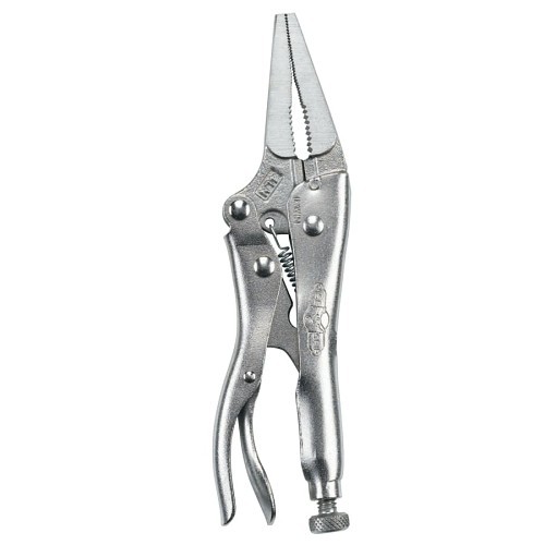 Stanley® Irwin® Vise-Grip® 586-4LN-3 Long Nose and Needle Nose Plier, Long Nose Jaw, High-Grade Heat-Treated Alloy Steel Jaw, 4 in Overall Length