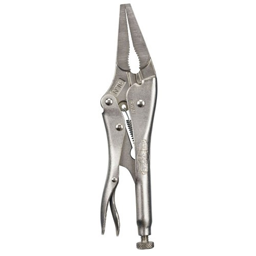 Stanley® Irwin® Vise-Grip® 586-9LN-3 Long Nose and Needle Nose Plier, Long Nose Jaw, High-Grade Heat-Treated Alloy Steel Jaw, 9 in Overall Length, Cutter Included: Yes
