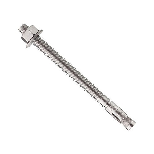 DeWALT® Power-Stud®+ SD4 7316SD4-PWR Wedge Expansion Anchor, 3/8 in Dia, 5 in OAL, 3-5/8 in L Thread, 304 Stainless Steel