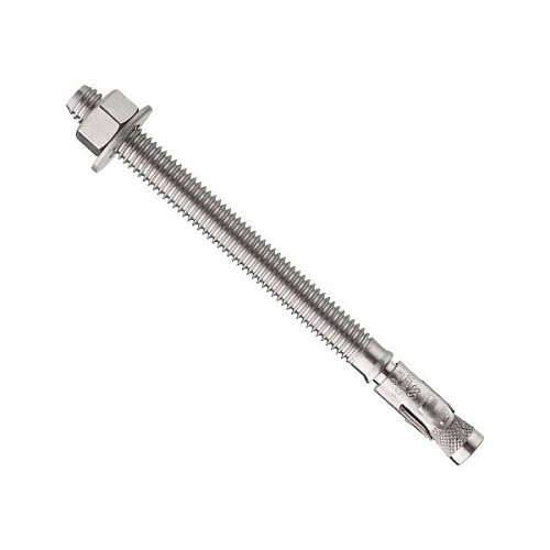 DeWALT® Power-Stud®+ SD6 7624SD6USA-PWR Wedge Expansion Anchor, 1/2 in Dia, 5-1/2 in OAL, 3-3/4 in L Thread, 316 Stainless Steel