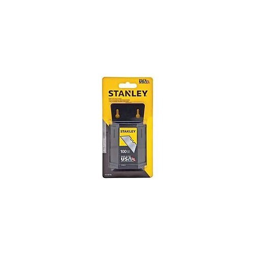 Stanley® Black & Decker 0428482 Y Utility Replacement Blade, HC Substrate, 2-7/16 in Blade Length, 3/4 in Blade Width, Compatible With: Standard Utility Knives, 0.024 in Thickness