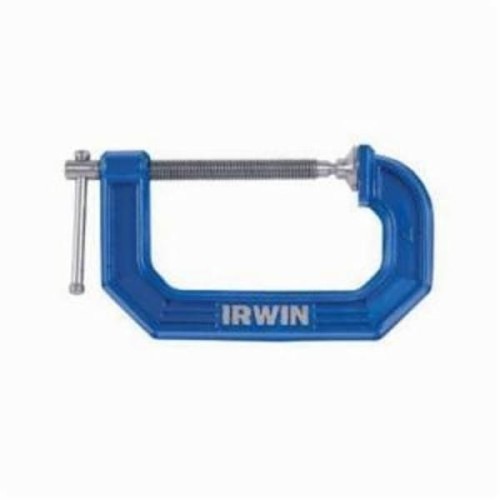 Stanley® Black & Decker Irwin® 399922 C-Clamp, 1 in Jaw, 3-1/2 in Throat Depth, 6 in Clamping Capacity, 0 - 6 in Jaw Opening, 5/8 in Screw