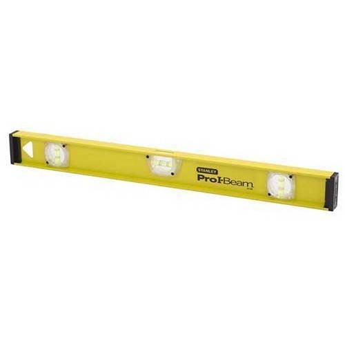 Stanley® Black & Decker 42-480 Box, I-Beam & Torpedo Level, 48 in Length, 3 Vials, Aluminum, 0.0015 in Accuracy