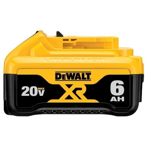 Stanley Black & Decker DeWALT® DCB206 Battery, Tool, 6 Ah Battery, Lithium-Ion Battery, 20 VAC Charge, For Use With: DeWalt® 20 V Tools