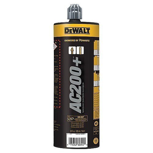 Stanley® Black & Decker Dewalt® PFC1271050 Adhesive Anchoring System, 9.5 oz, Cartridge