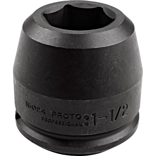 Stanley® Black & Decker Proto® PROTO15047 Socket Driver Bit, Metric, 6 Point Drive, 1-1/2 in Drive, 2-15/16 in Bit, ASME B107.110-2012 Specifications Met