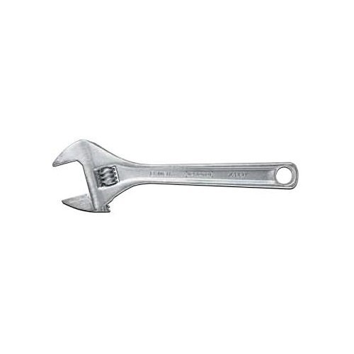 Proto® J706A Standard Wrench, 1-31/32 in Adjustable Wrench, Polished Chrome, 6-13/64 in OAL, Alloy Steel Body, ASME B107.100-2010/AS4984A/TAA Compliant, Alloy Steel