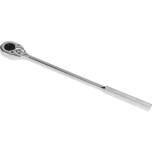 Stanley® Proto® KP4240130 Ratcheting Socket Wrench, 1/2 in Drive, 16 in Overall Length, Alloy Steel, Full Polish Chrome, Yes Reversible