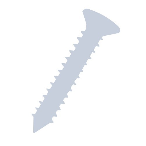 Star Stainless Steel 1-PFW-6-200 Screw, Measurement System: Imperial, 2 in Overall Length, Flat, Phillips Drive, 18-8 Stainless Steel