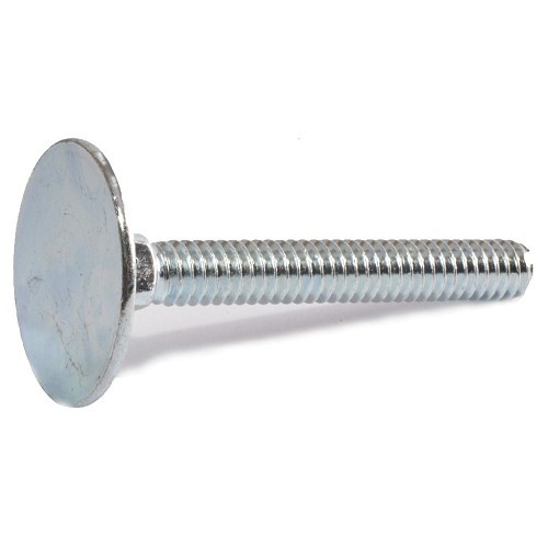 Elevator Bolt, Metric, 3/8-16 in, 2 in Length Under Head, 18-8 Stainless Steel