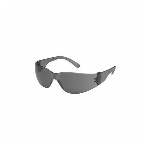 Safety Glasses, Anti-Scratch Lens Coating, Gray Lens, Frameless, Gray Frame, Polycarbonate Frame, Polycarbonate Lens, Universal