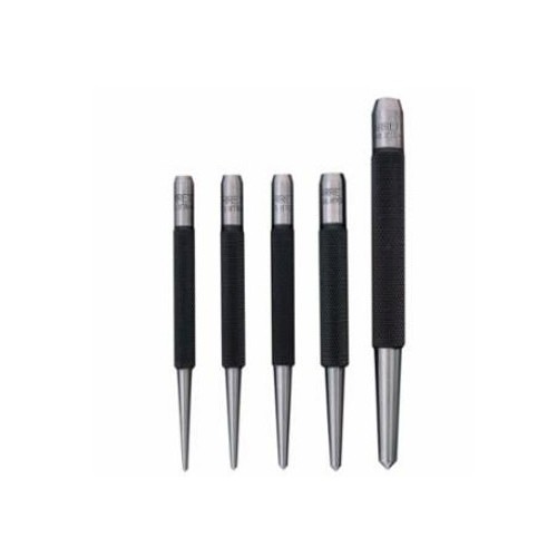 Starrett® ORS® 681-50488 Punch Set, 5 Piece, Set Contents: Plastic Case