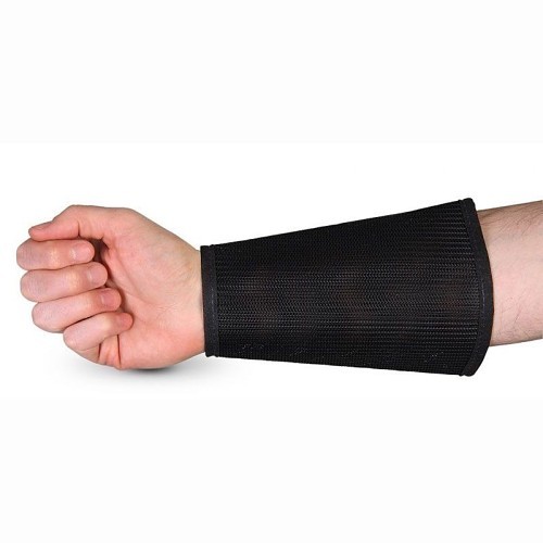 Superior Glove™ SLNM7V Sleeve, 9 in, 2 ply Thickness, Nylon Mesh, Black