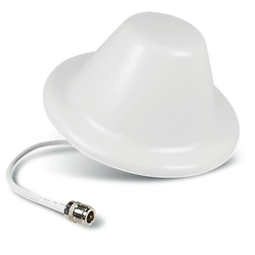 SureCall® SC-222W Omni Dome Antenna, <=2.0 Voltage Standing Wave Ratio (VSWR), 698 - 960/1700 - 2700 Mhz, 2 Dbi / 5 Dbi Gain, 50 Ohm Impedance, Vertical Polarization