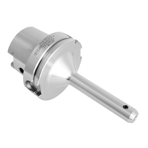 TECHNIKS 32996 Precision Single End End Mill Holder With Coolant Through Channel, 1-1/2 in Dia Hole, Tapered Shank, HSK100A Taper, 2-3/4 in Dia Nose, 4-1/2 in Projection