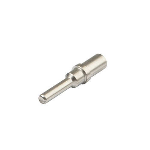 TE Connectivity DEUTSCH 0460-204-12141 Pin Terminal, 14-12 ga Conductor, 2.5 mm Pin Dia, 14.33 mm Pin Length, Copper