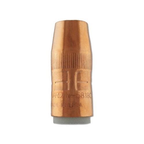 THERMACUT® N-5818C OEM Centerfire Nozzle, For Use With: 200A, 300A, 400A and 500A Gun, 1/8 Tip Recess, 5/8 Bore in, Copper