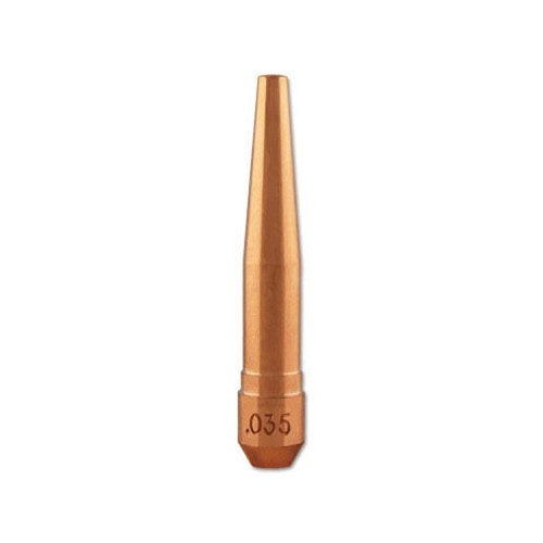 THERMACUT® TT-035 OEM Contact Tip, 0.035 ID x 2 L in Tip, Brass