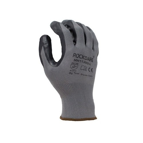 Task Gloves MH1130G-VP - L General Purpose Gloves, Large, #9, Polyester, Nitrile