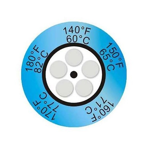 Thermax 80603 Temperature Indicator, 140 to 180 deg F