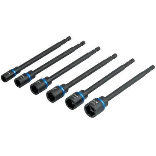 Titan TITAN15241 Nutdriver Set, Metric, 8 mm, 10 mm, 12 mm, 13 mm, 14 mm and 15 mm, 6 Piece, 6 in Overall Length