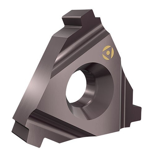 Tool-Flo 1269161 Threading Insert, Triangle, 6 TPI, 6 mm Pitch, Right Hand Cutting, Manufacturer's Grade: AC22A