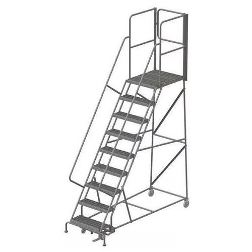 Tri-Arc 109242-XR Rolling Ladder, 450 lb, 90 in Platform Height, 24 in Platform Width, 30 in Platform Depth