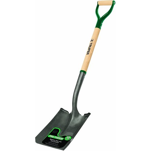 Truper® 31187 Square Point Shovel, Square Blade Point, 30 in Handle Length