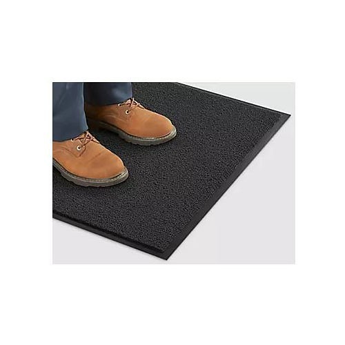 H-1710BL Carpet Mat, 8 ft Length, 3 in Width, 5/16 in Thickness, Black, Polypropylene