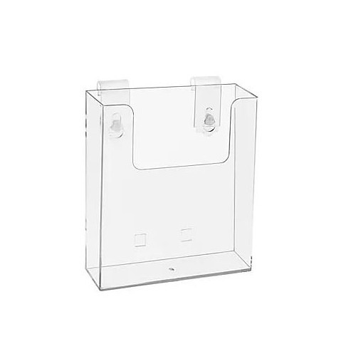 S21368 Gridwall Literature Holder, Acrylic, Crystal Clear