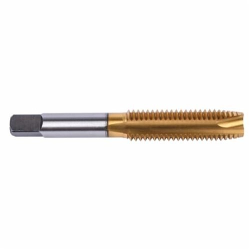 Union Butterfield 6007488 Spiral Point Tap, Right Hand Cutting, M4 x 0.70, D4 Thread Limit, Plug Chamfer, 2 Flutes, Tin Plated, High Speed Steel, Steel, Stainless Steel, Cast Iron, Nickel, Copper, Aluminum Magnesium And Synthetic Materials Material Application