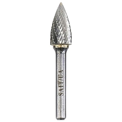 United Abrasives SAIT® 45031 Carbide Burr, 3/8 in Head Dia, 3/4 in Overall Length