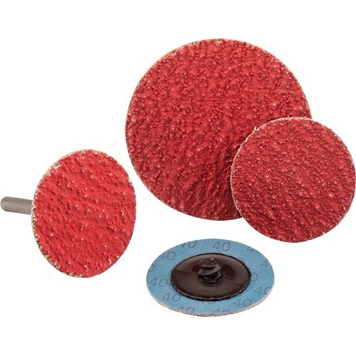 United Abrasives SAIT® 50961 Laminated Disc, 3 in Disc Dia, 36 Grit, Ceramic Alumina Abrasive