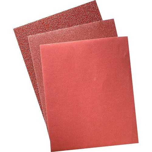 United Abrasives SAIT® 84912 Sandpaper Sheet, 11 in Length, 9 in Width, 100 Grit, Fine Grade, Aluminum Oxide Abrasive, Cotton Backing