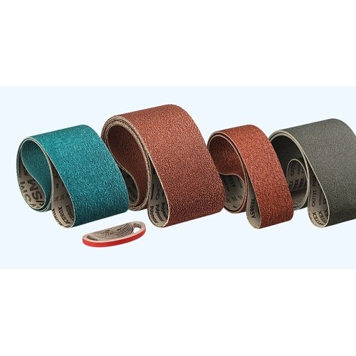 VSM VSM317020 Abrasive Belt, 4 in Belt Width, 132 in Belt Length, 40 Grit, Ceramic Abrasive, Polyester Backing