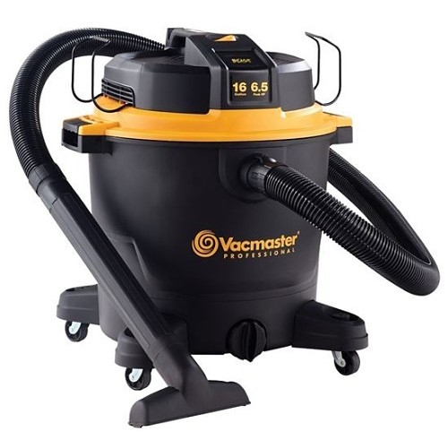 Vacmaster® VORG4468666 Wet/Dry Vacuum Cleaner, 12 A, 16 gal Tank, 120 V, Plastic Housing