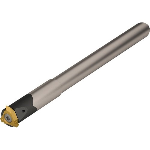 Vargus 119-00030 Indexable Grooving Toolholder, Right Hand Cutting, Insert Compatibility: 7V, 0.3125 in Shank, 4.528 in Overall Length, Face Toolholder Type, Yes Through Coolant (Yes/No)