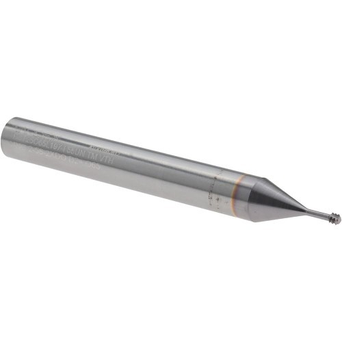 Vargus 80216 Miniature Thread Mill, #2-56, #3-56 Thread, American UNC/American UNF Thread, 2.244 in Overall Length, 3 Flutes, 1/4 in Shank Dia