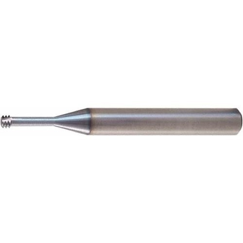 Vargus 80246 Miniature Thread Mill, 1/4-20, 7/16 in Thread, American UNC/American UNF Thread, 2.244 in Overall Length, 3 Flutes, 1/4 in Shank Dia