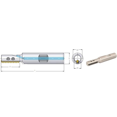 Vargus 80646 Tool Holder, 0.34 in Hole Dia